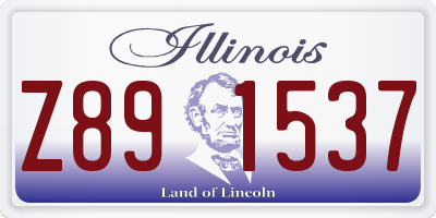 IL license plate Z891537