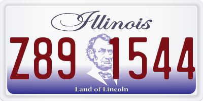 IL license plate Z891544