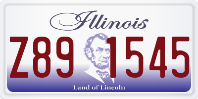 IL license plate Z891545
