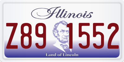 IL license plate Z891552