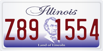 IL license plate Z891554