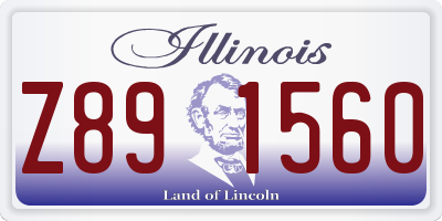 IL license plate Z891560