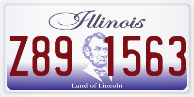 IL license plate Z891563