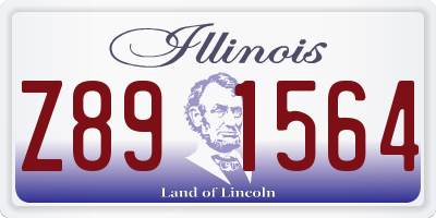 IL license plate Z891564