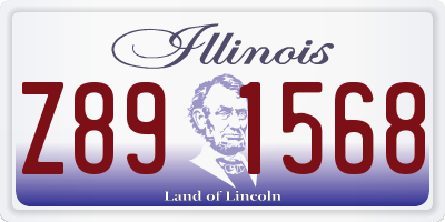 IL license plate Z891568