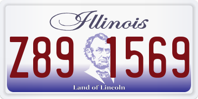 IL license plate Z891569