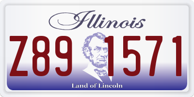 IL license plate Z891571
