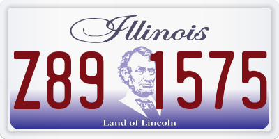 IL license plate Z891575