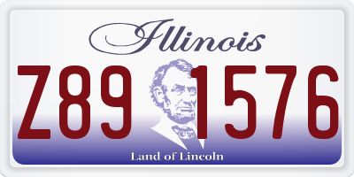 IL license plate Z891576