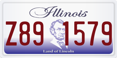 IL license plate Z891579