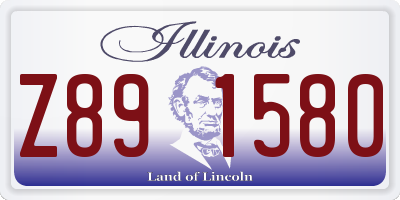 IL license plate Z891580