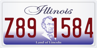 IL license plate Z891584