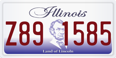 IL license plate Z891585