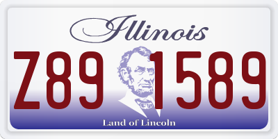 IL license plate Z891589