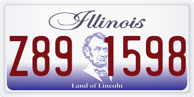 IL license plate Z891598