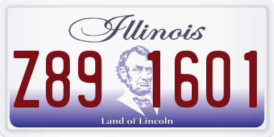 IL license plate Z891601