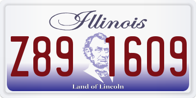 IL license plate Z891609