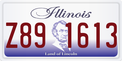 IL license plate Z891613