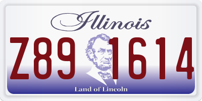 IL license plate Z891614