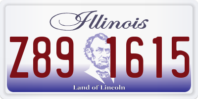 IL license plate Z891615