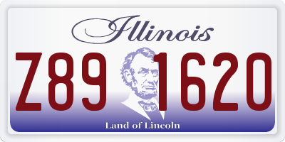 IL license plate Z891620