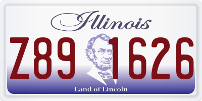 IL license plate Z891626