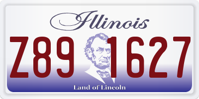 IL license plate Z891627