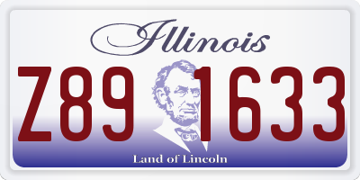IL license plate Z891633
