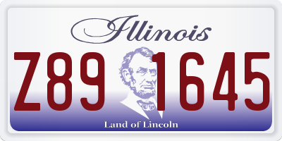 IL license plate Z891645