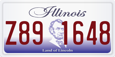 IL license plate Z891648