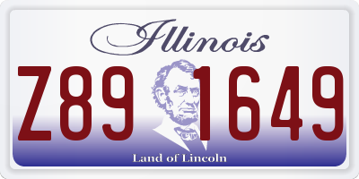 IL license plate Z891649