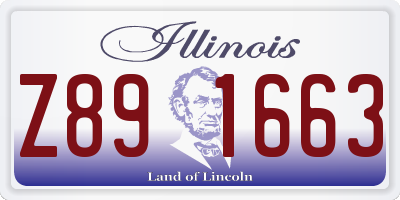 IL license plate Z891663