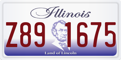 IL license plate Z891675