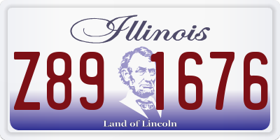 IL license plate Z891676