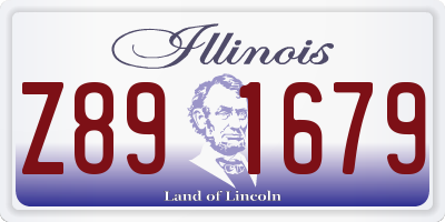 IL license plate Z891679