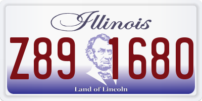 IL license plate Z891680