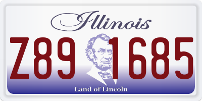 IL license plate Z891685