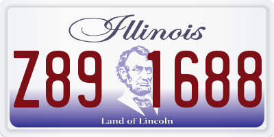 IL license plate Z891688