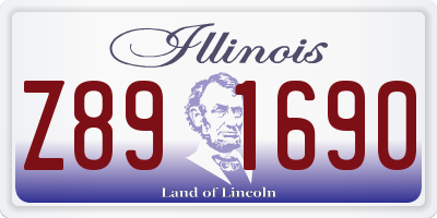 IL license plate Z891690