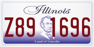 IL license plate Z891696