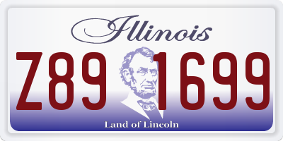 IL license plate Z891699