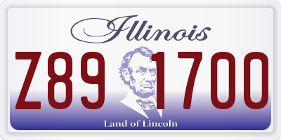 IL license plate Z891700
