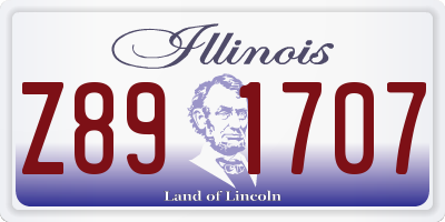 IL license plate Z891707
