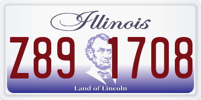 IL license plate Z891708