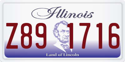 IL license plate Z891716
