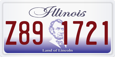IL license plate Z891721