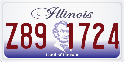 IL license plate Z891724