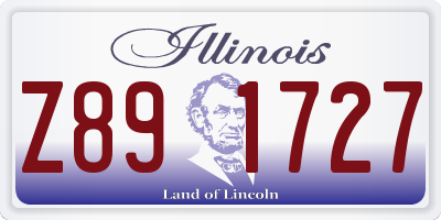IL license plate Z891727