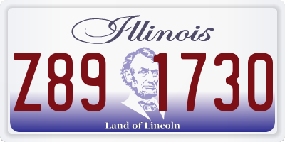 IL license plate Z891730