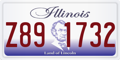 IL license plate Z891732